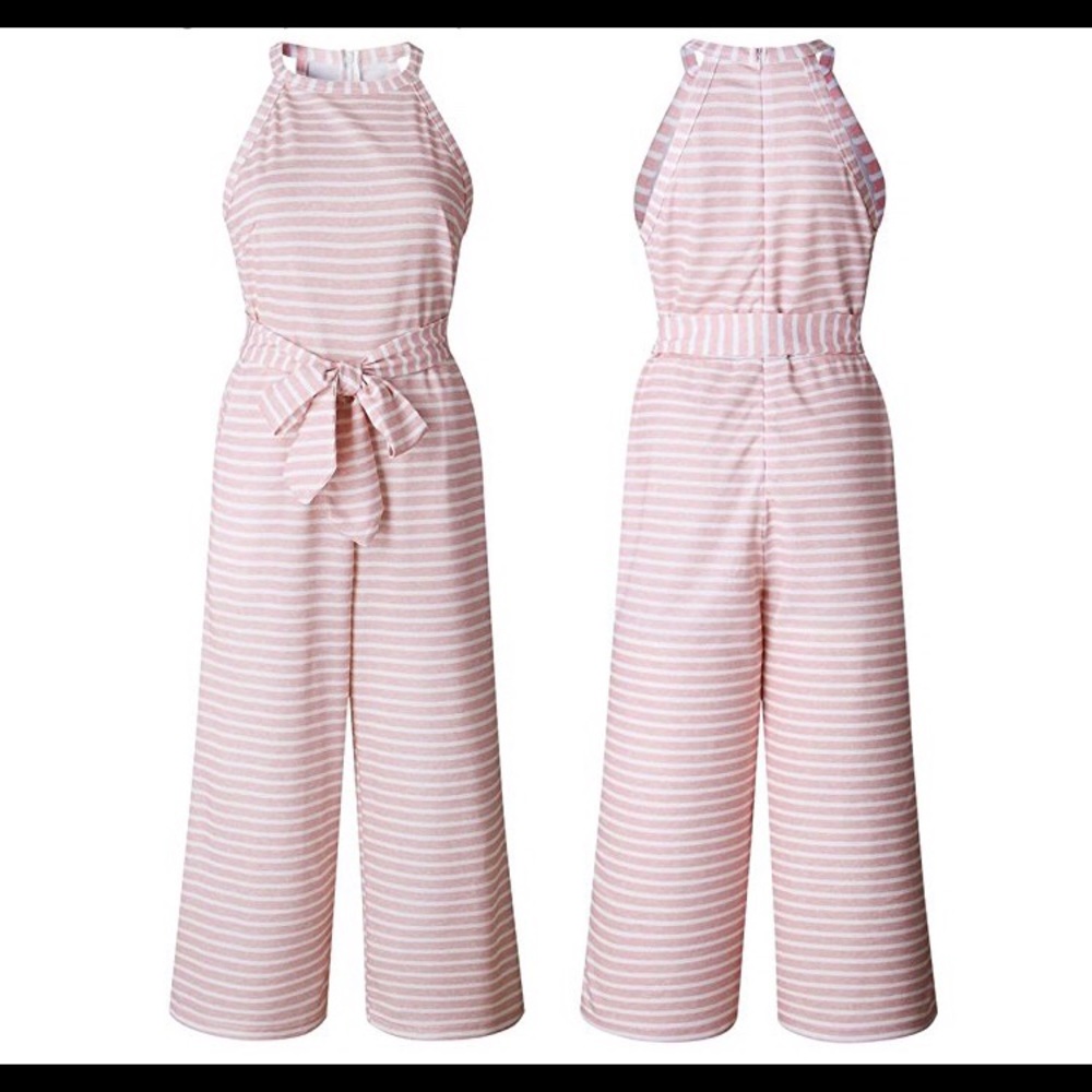 🆕 Belted Zipper Back Jumpsuit with Pockets - Picture 2 of 2